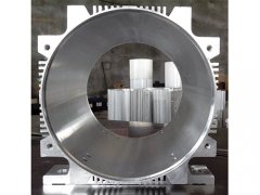 Aluminum extrusion electric motor shell