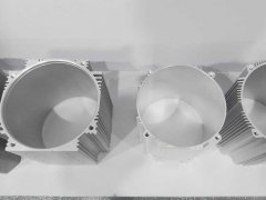 Aluminum electric motor housing shell